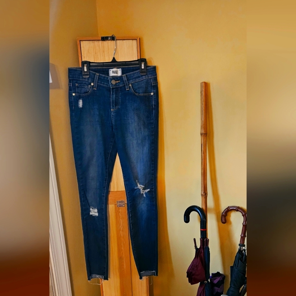 PAIGE WOMENS VERDUGO ULTRA SKINNY JEANS